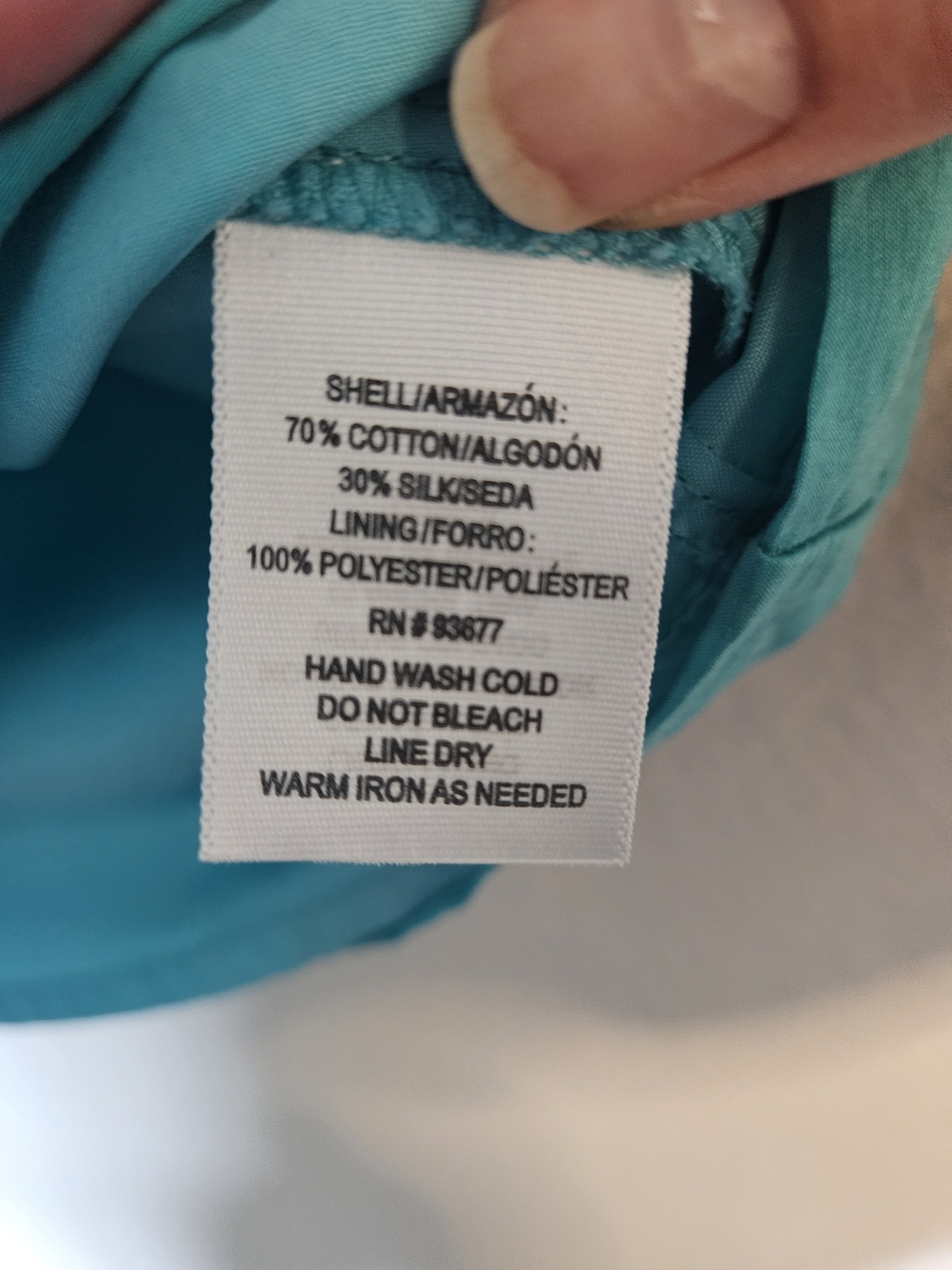 A.N.A Turquoise Ruffle V-Neck Women's Top - Picture 11 of 16